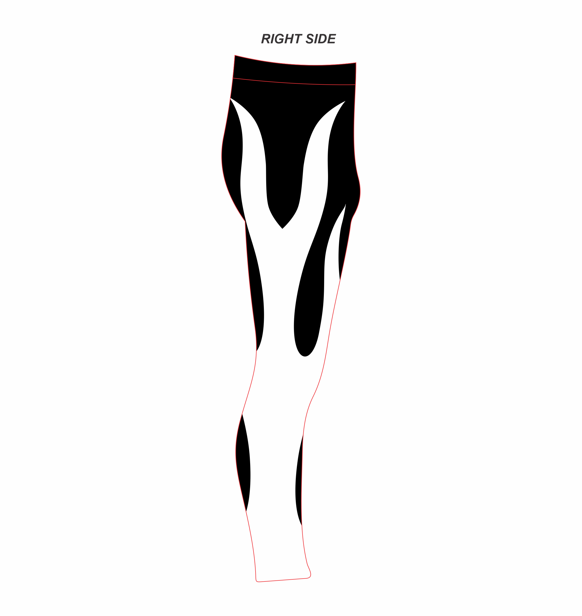 Wrestling Tights Black, White Fire Style, Stretchable and Customized Colors