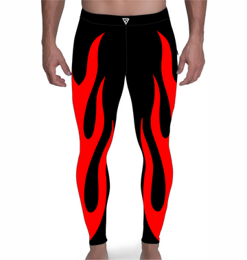 Stoeistights Swart, rooi Vuurstyl, Rekbaar en Pasgemaakte Kleure