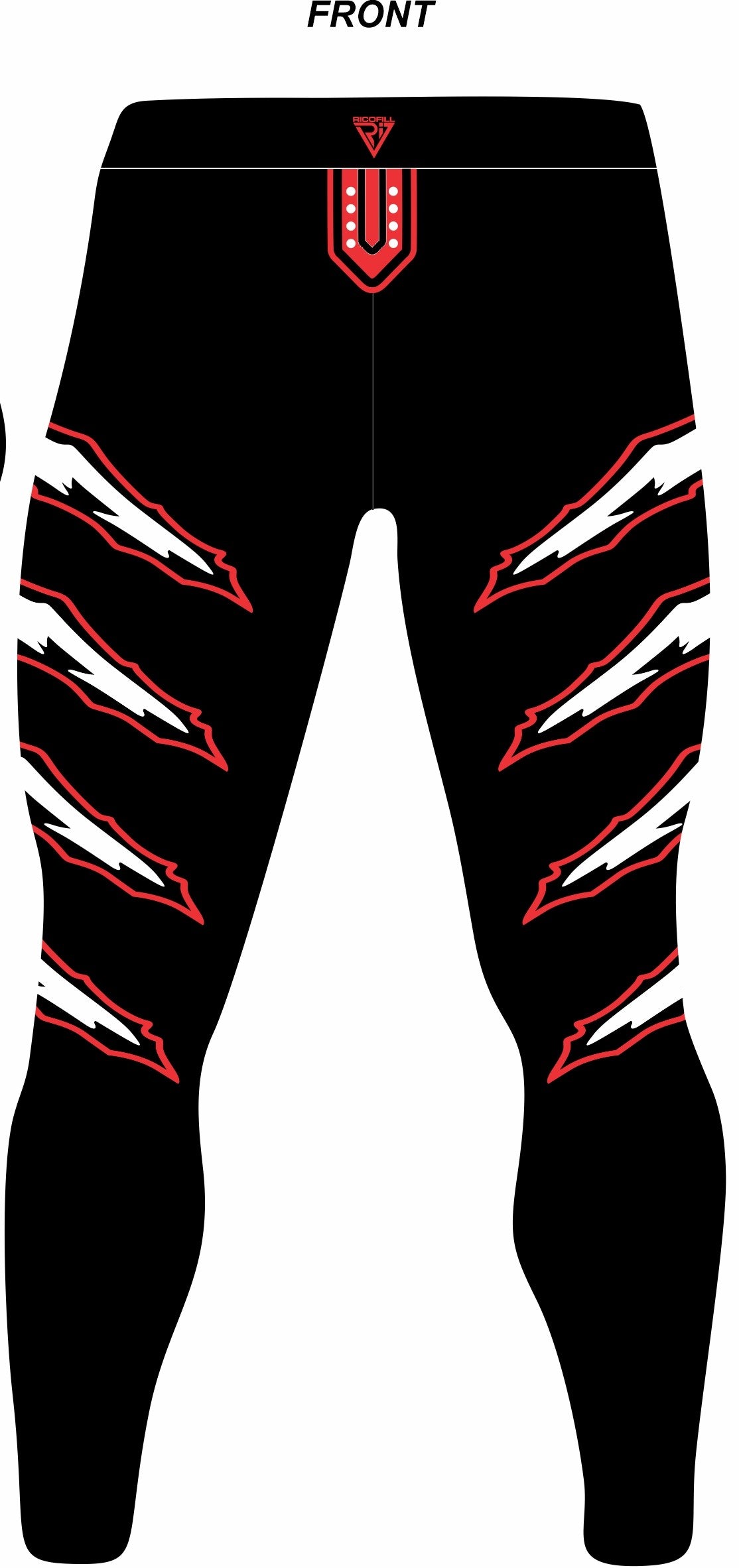 Men Pro Wrestling Tights, Black with Paws, Customizable