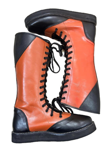 Professionele Stoeistewels, Handgemaak, 100% oorspronklike Leer, Bruin & Swart Kleur, Aanpasbaar