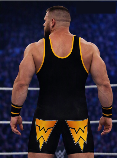 W-Strike Dominator Wrestling Singlet – Black & Gold Power Edition