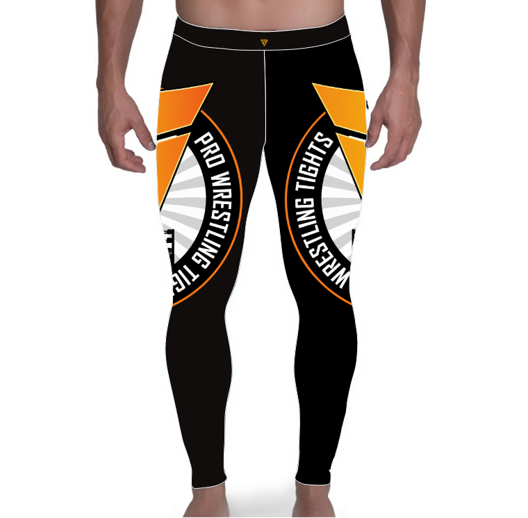 Men's Pro Wrestling Victory Voltage Tights Spandex, Lycra
