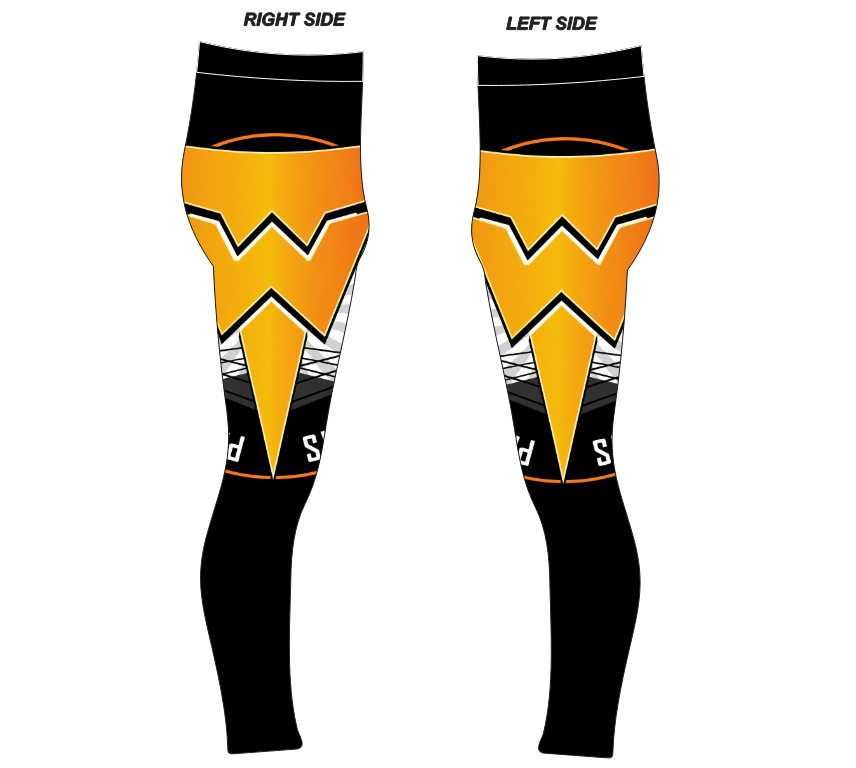 Men's Pro Wrestling Victory Voltage Tights Spandex, Lycra