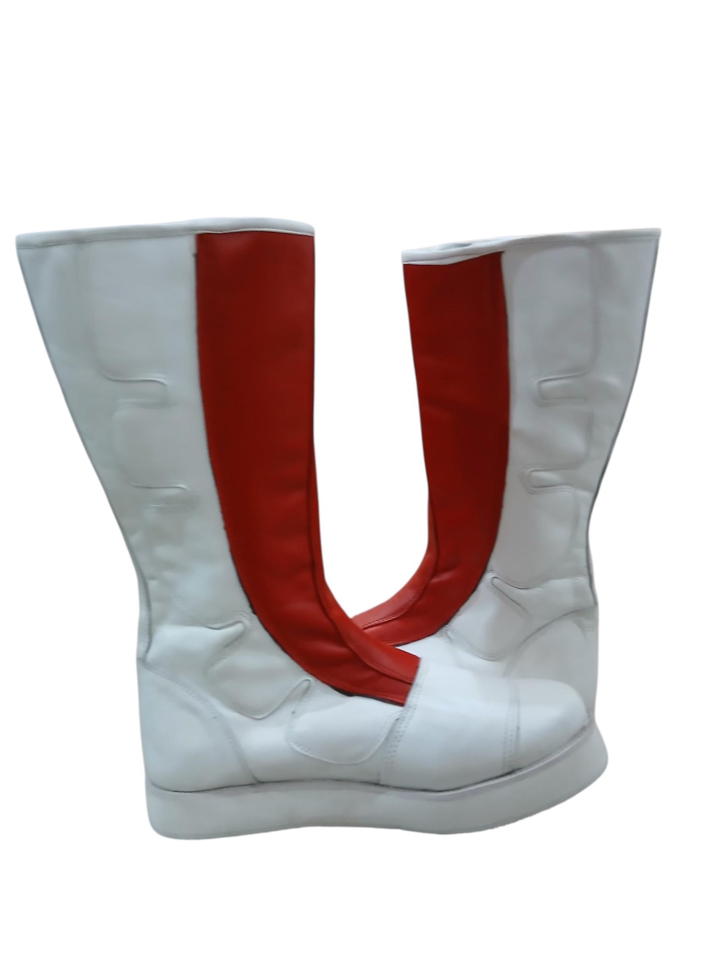 Pro Wrestling Boots, Handmade, 100% Original Leather, Hook and Loop style, white, red and blue with stars   Customizable