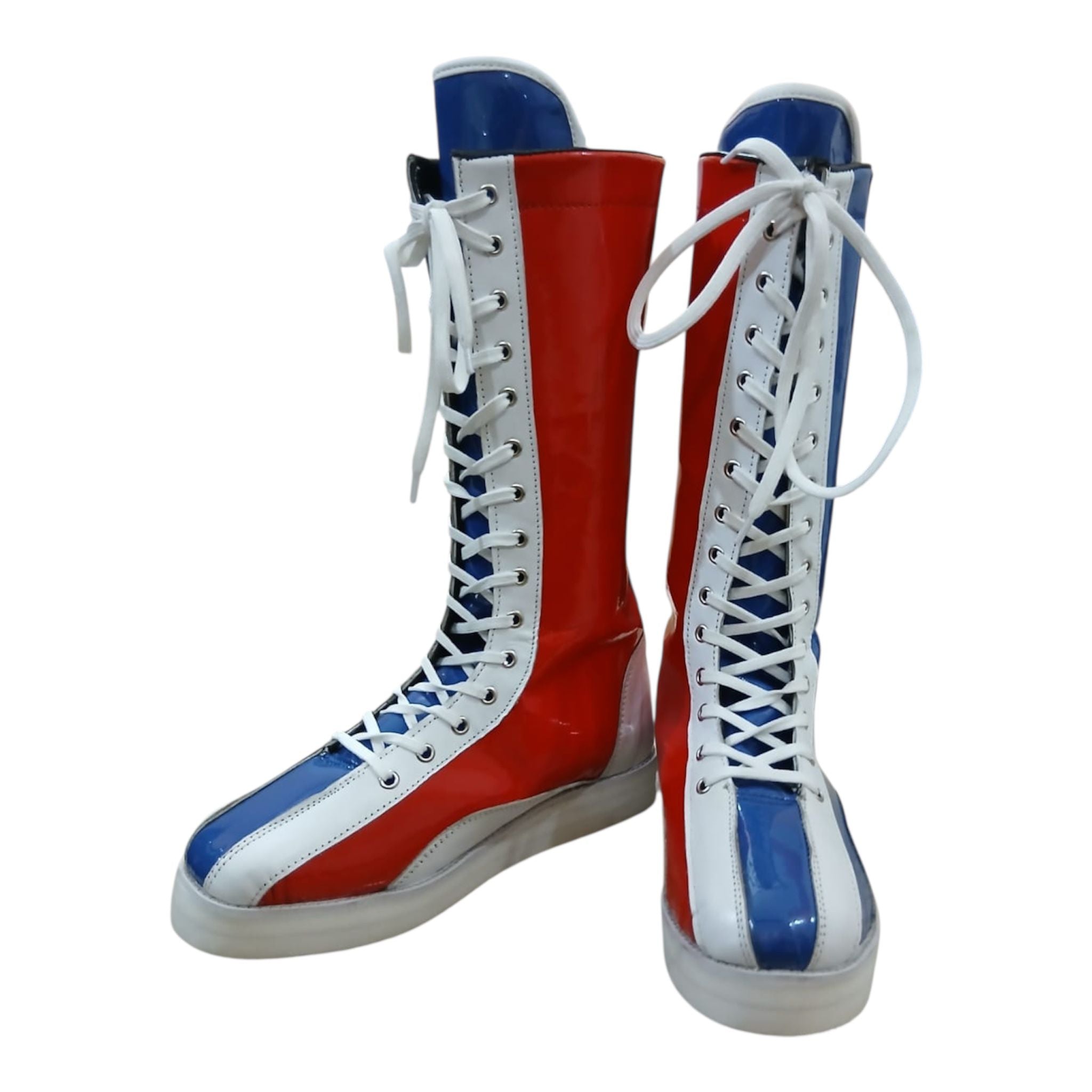 Professionele stoeiskoene, Handgemaak, 100% Egte Leer, Bulldog-styl