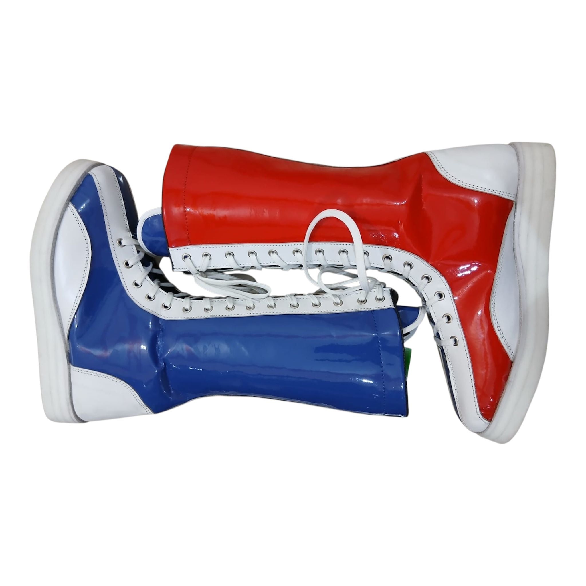 Professionele stoeiskoene, Handgemaak, 100% Egte Leer, Bulldog-styl