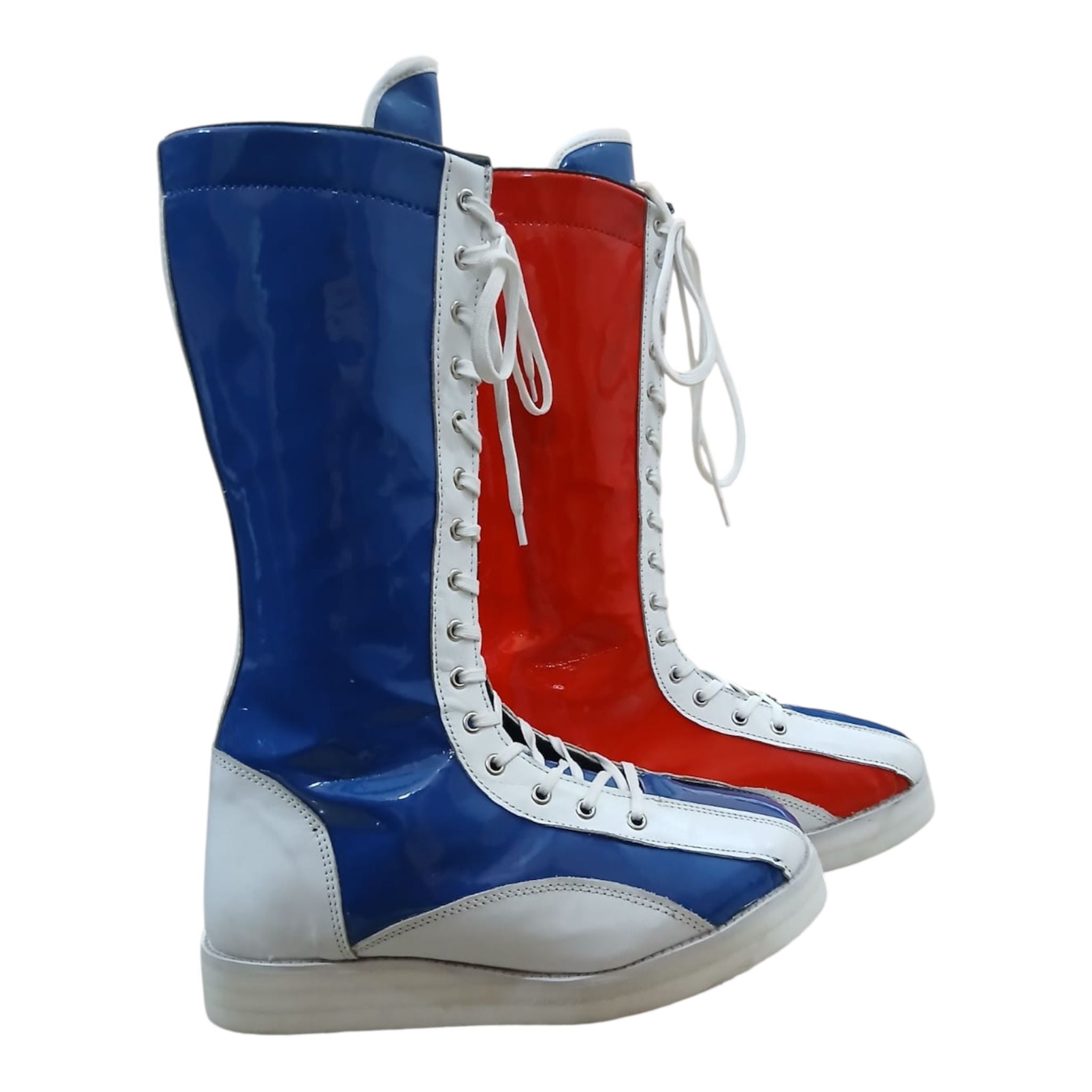 Professionele stoeiskoene, Handgemaak, 100% Egte Leer, Bulldog-styl