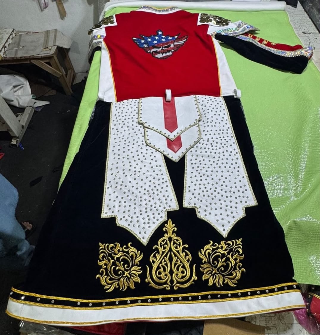 Customized Cody Rhodes inspired Long Coat and Wrestling Tights