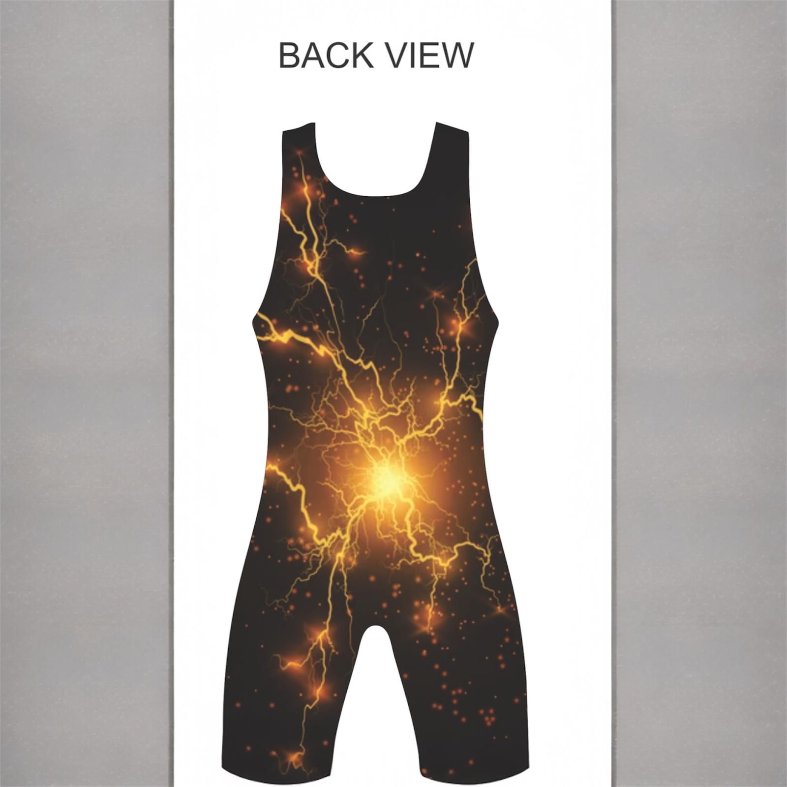 Wrestling Singlet, Stretchable, Lightening Style, Customized Colors