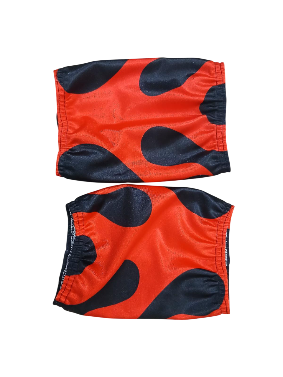 Stoeistights Swart, rooi Vuurstyl, Rekbaar en Pasgemaakte Kleure