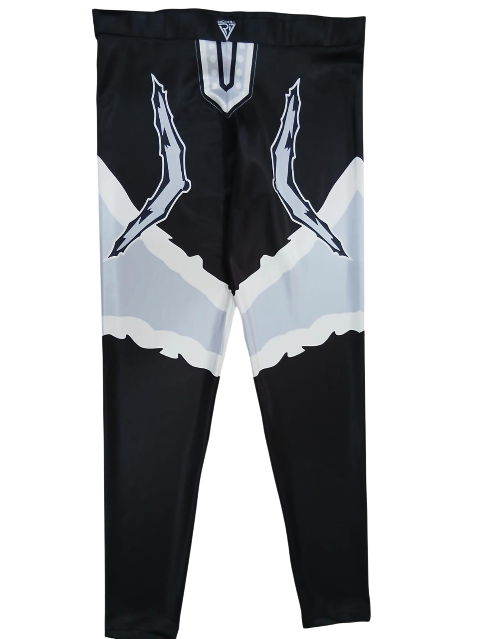 Pro Wrestling Tights: Spandex, Black with Design and customizable