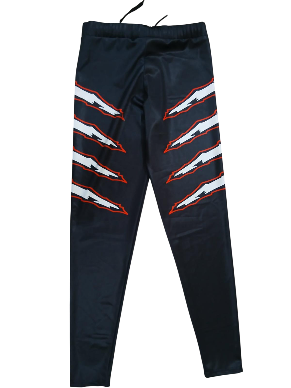 Men Pro Wrestling Tights, Black with Paws, Customizable
