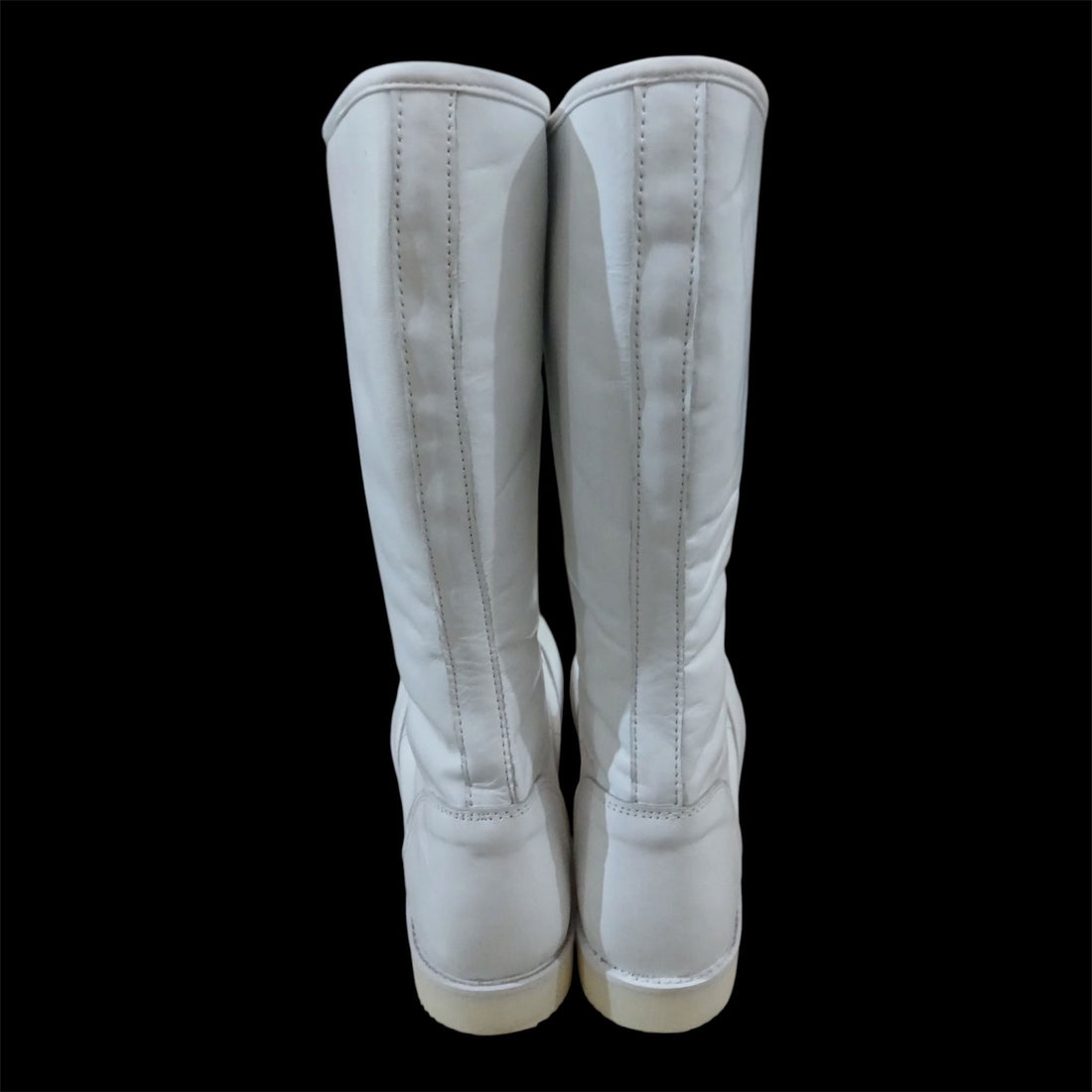 Pro Wrestling White Colour Boots, Handmade, 100% Original Leather, Customizable colors