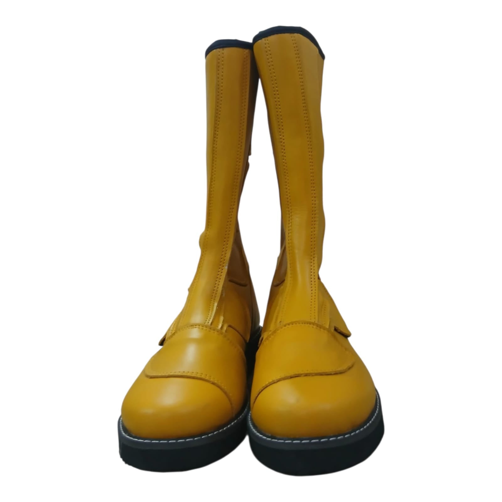 Professionele Stoeistewels, Handgemaak, 100% Suiwer Leer, Klittenbandstyl, Rooi Kleur, Aanpasbaar
