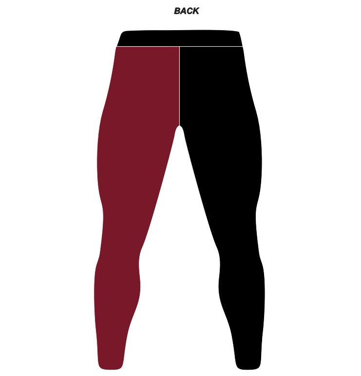 Men's Pro Wrestling Victory Line Tights Spandex, Lycra