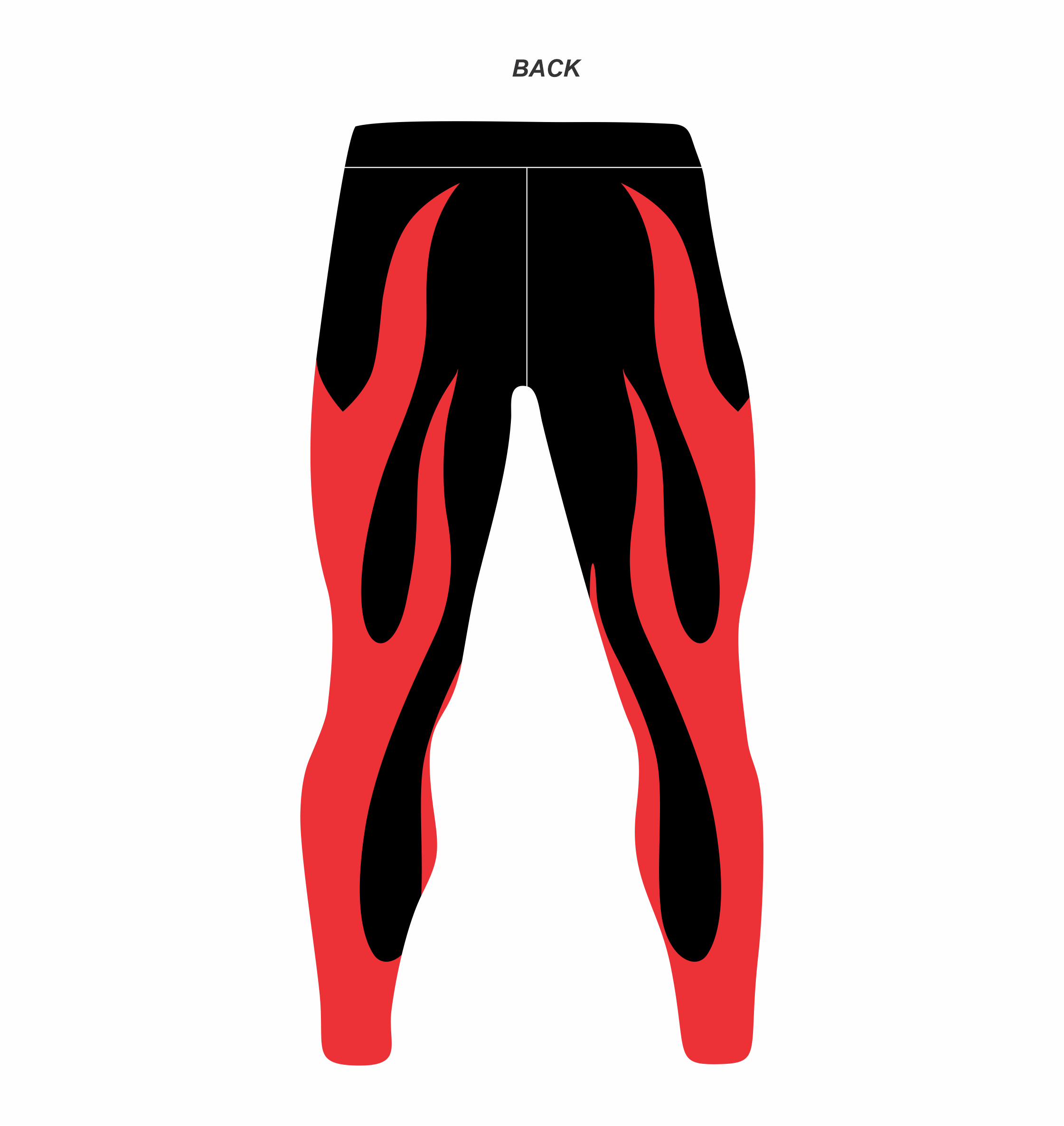 Stoeistights Swart, rooi Vuurstyl, Rekbaar en Pasgemaakte Kleure