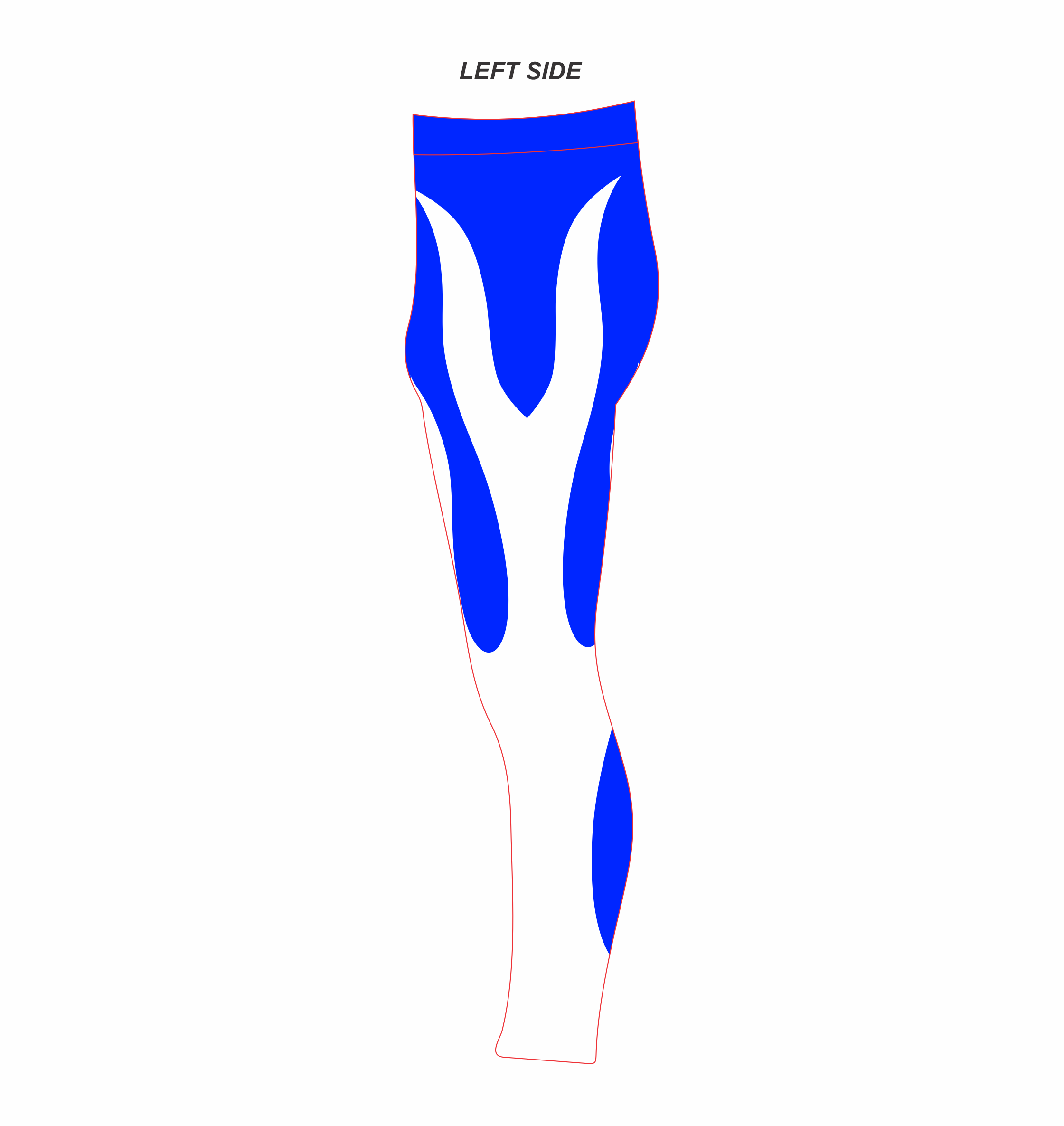 Pro wrestling tights,Blue and White Fire Style,  Stretchable and Customized Colors